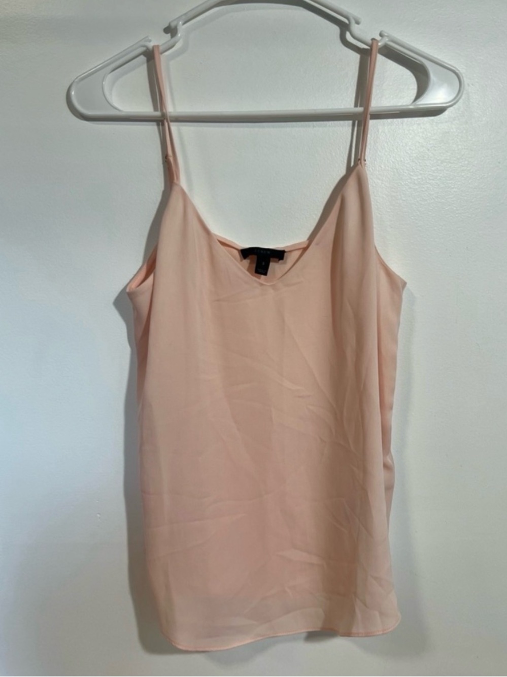 J. Crew Light Pink Women’s Sleeveless Camisole Top Size 2